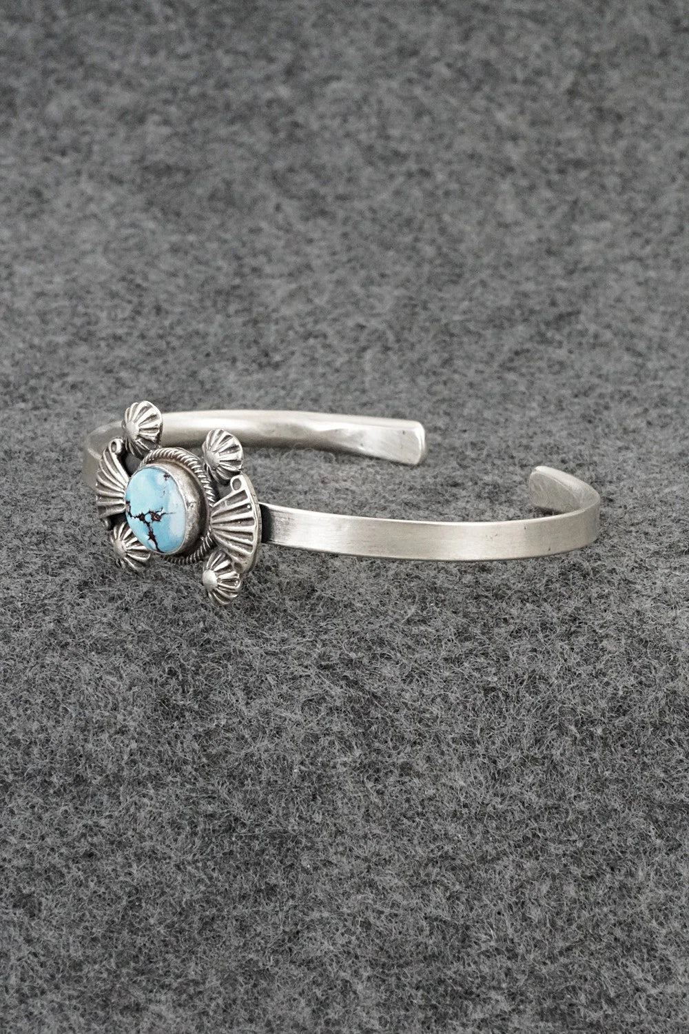 Turquoise & Sterling Silver Bracelet - Genevieve Francisco