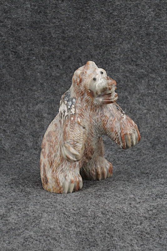 Bear Zuni Fetish Carving - Terrance Panteah