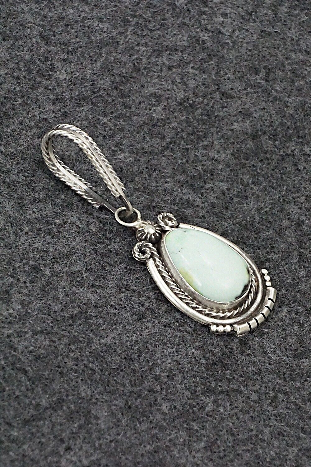 Variscite & Sterling Silver Pendant - Samuel Yellowhair