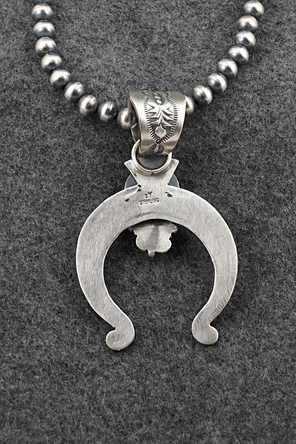 Turquoise & Sterling Silver Necklace - Samuel Yellowhair