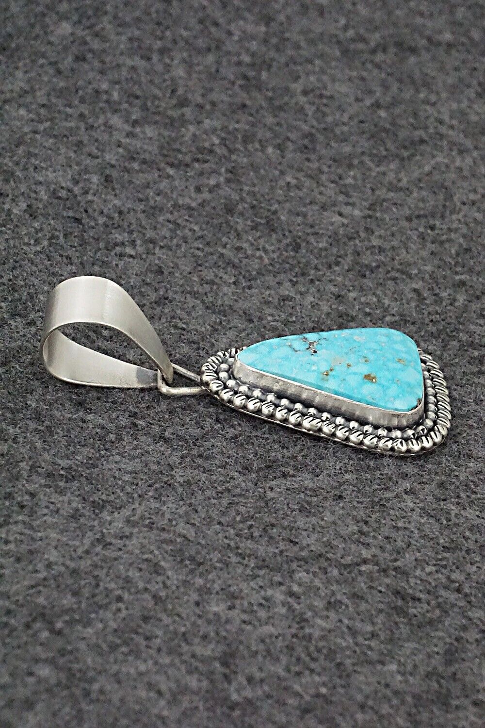 Turquoise & Sterling Silver Pendant - Daniel Benally