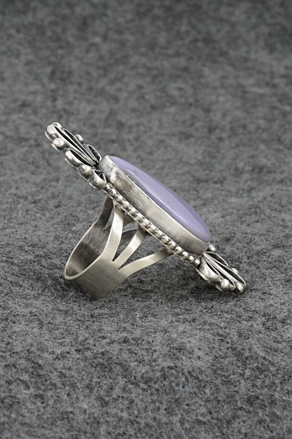 Morado & Sterling Silver Ring - Darrin Livingston - Size 8.5