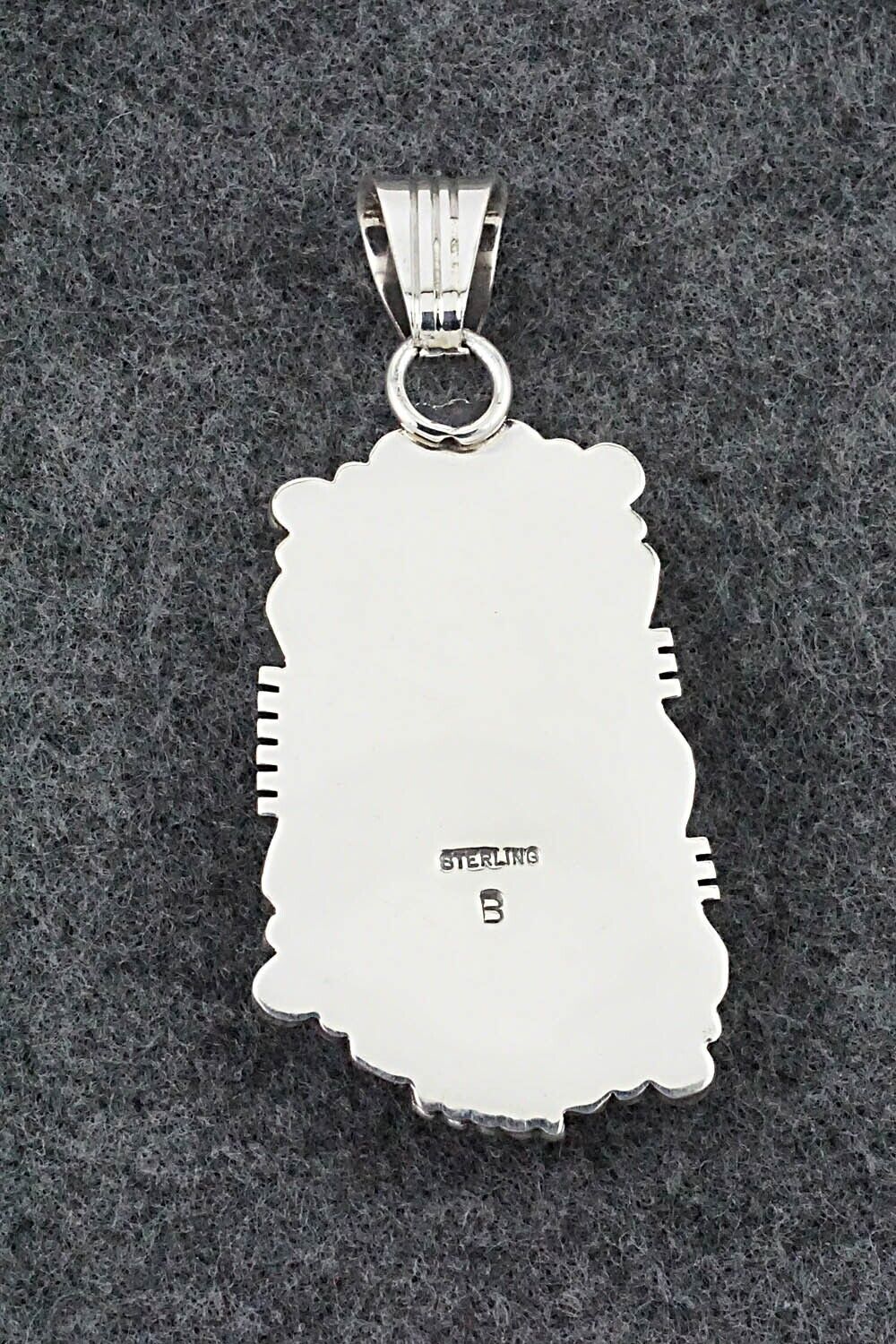 Charoite & Sterling Silver Pendant - Daniel Benally