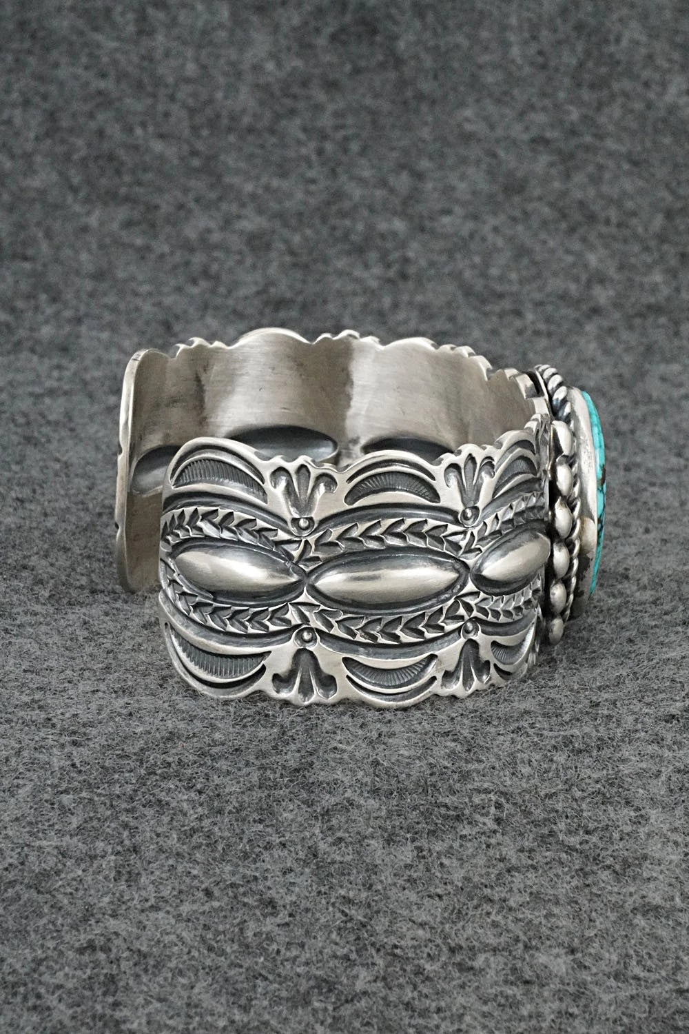 Turquoise & Sterling Silver Bracelet - Arnold Blackgoat