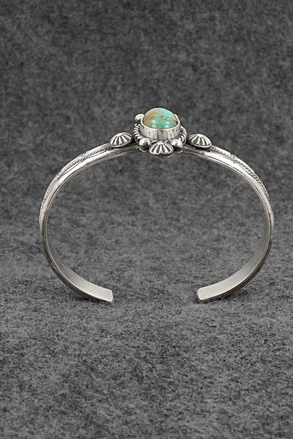 Turquoise & Sterling Silver Bracelet - Michael Calladitto