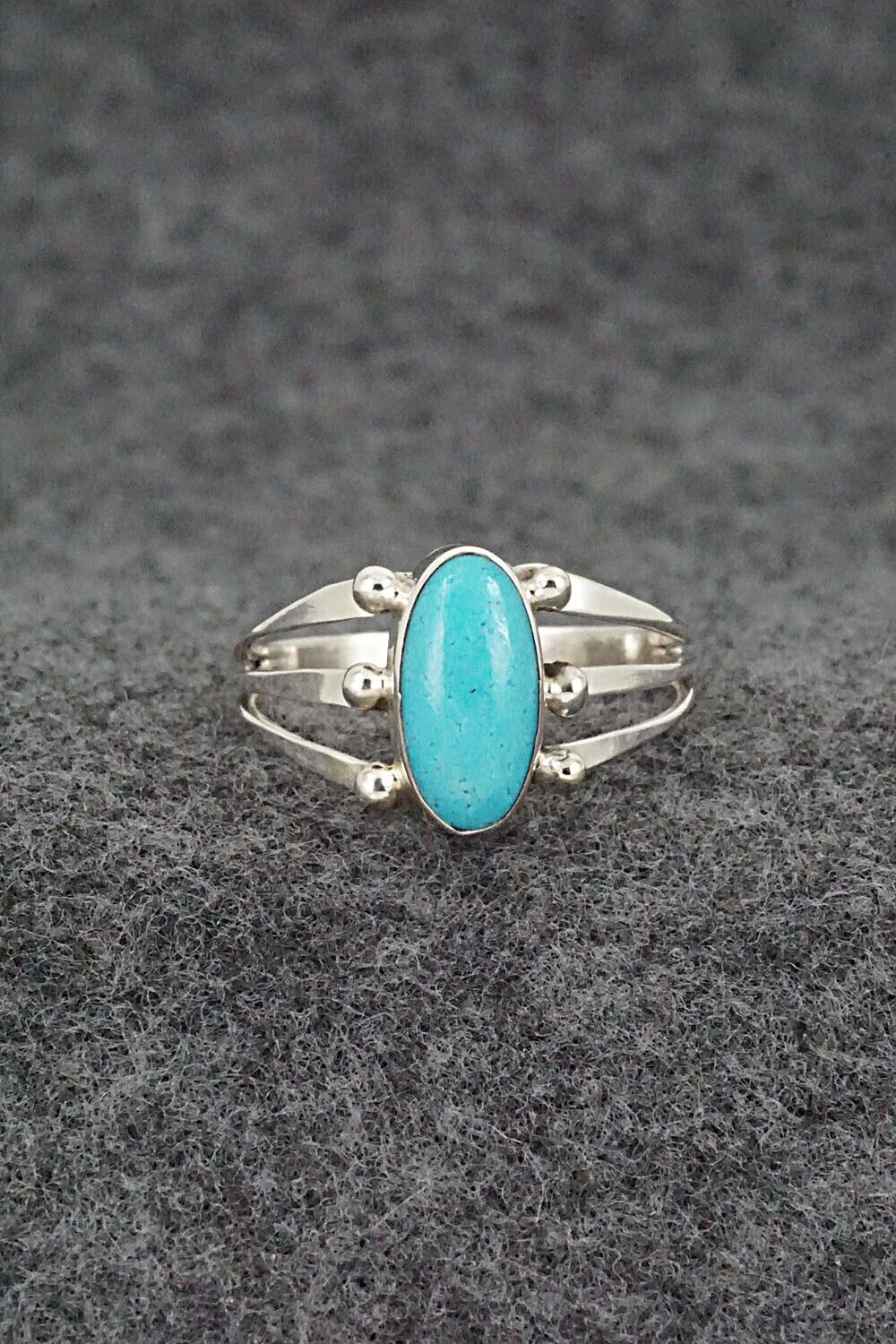 Turquoise & Sterling Silver Ring - Paige Gordon - Size 9