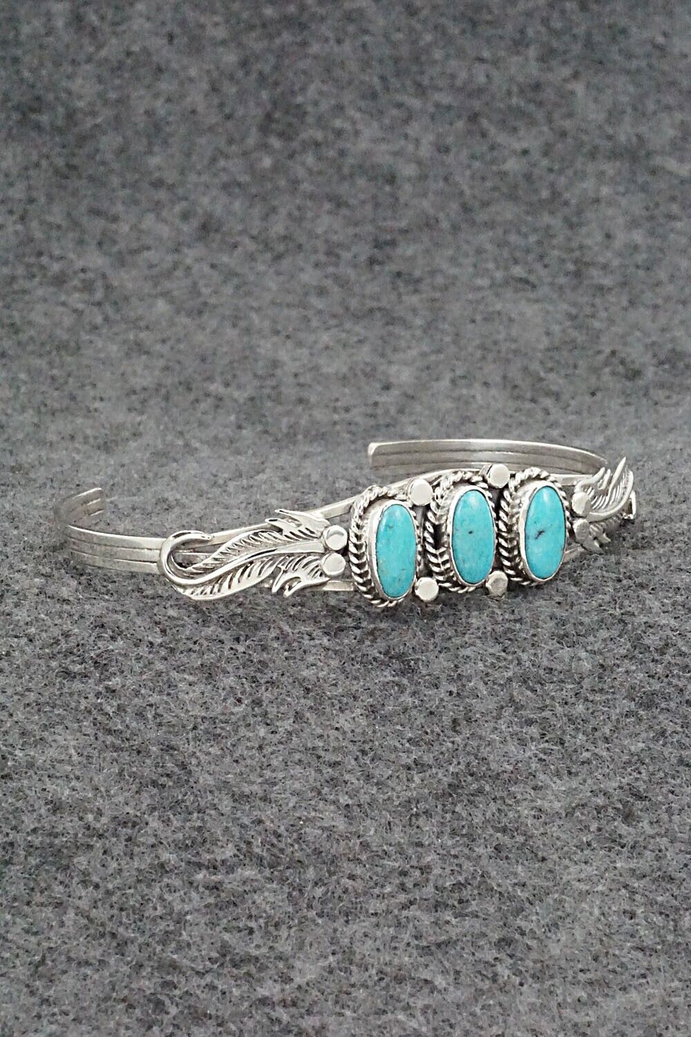Turquoise & Sterling Silver Bracelet - Andrew Vandever