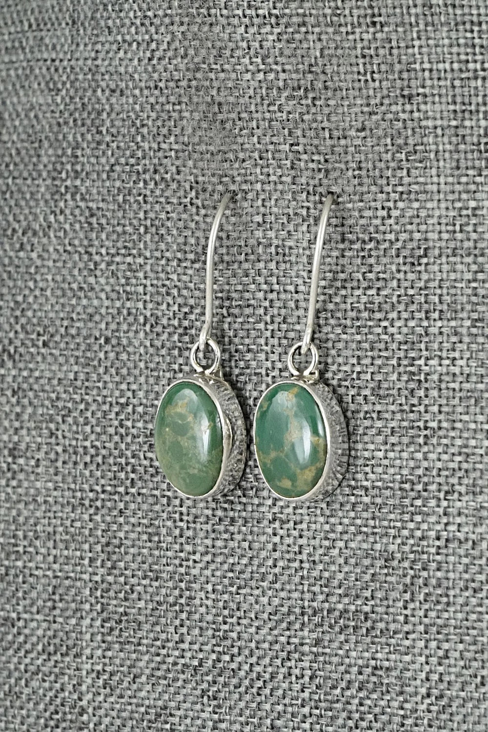 Turquoise & Sterling Silver Earrings - Rosemary Saunders