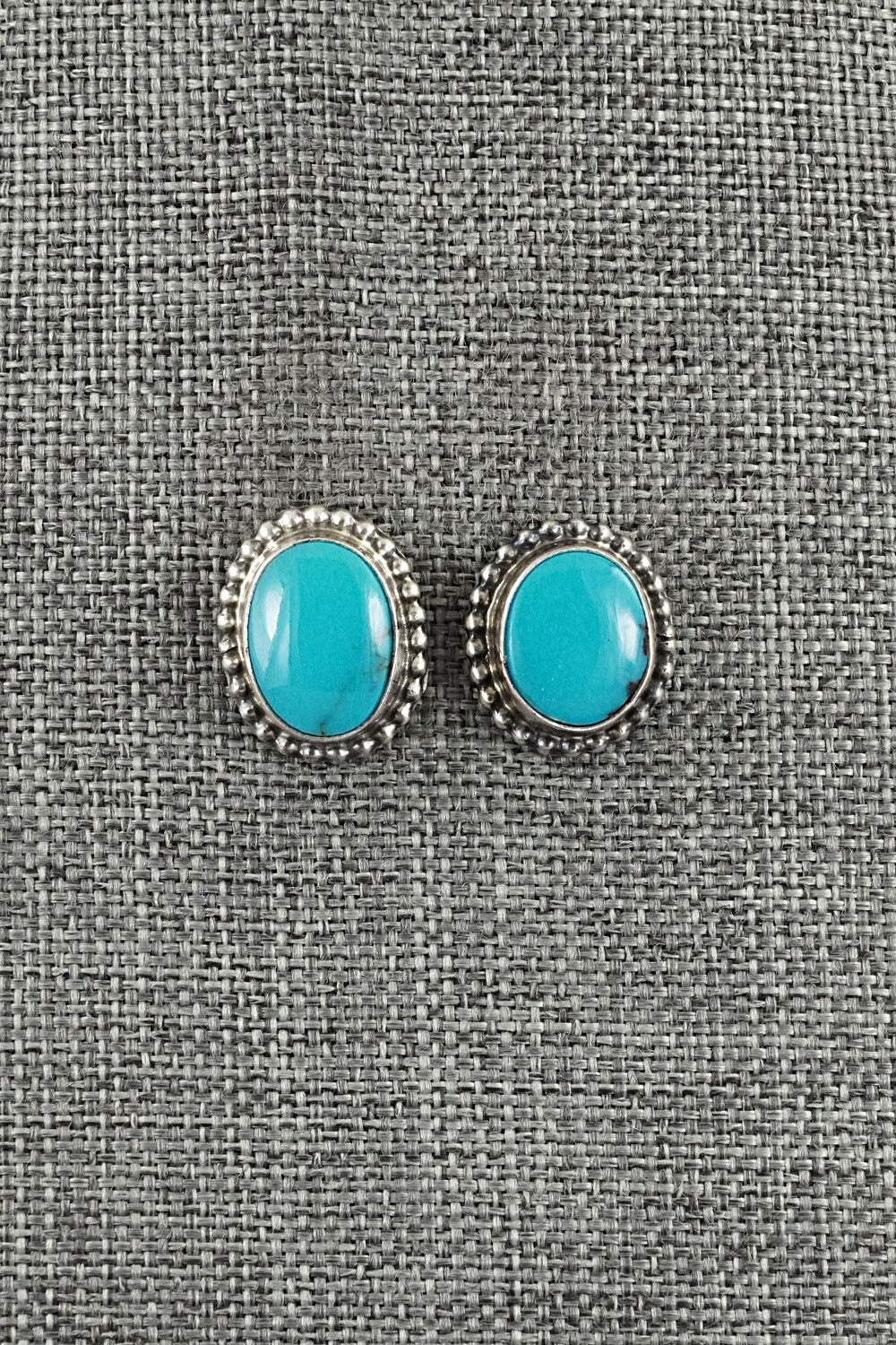 Turquoise & Sterling Silver Pendant and Earrings Set - Darrin Livingston