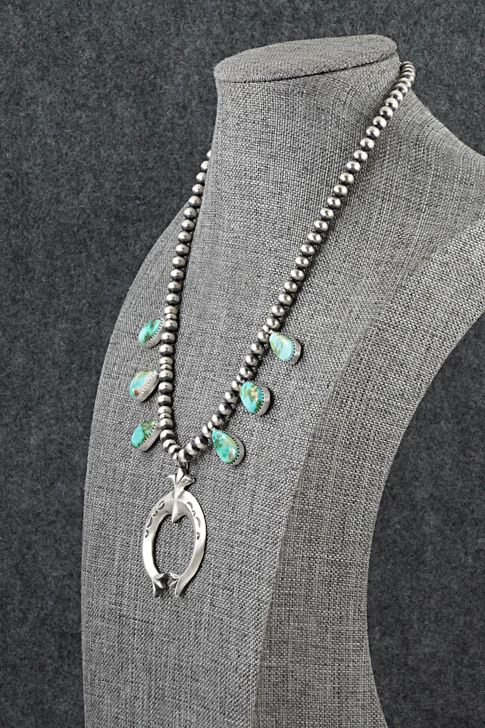 Turquoise & Sterling Silver Necklace - Latricia Largo