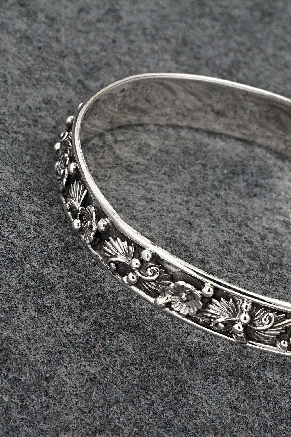 Sterling Silver Bangle Bracelet - Sadie Jim