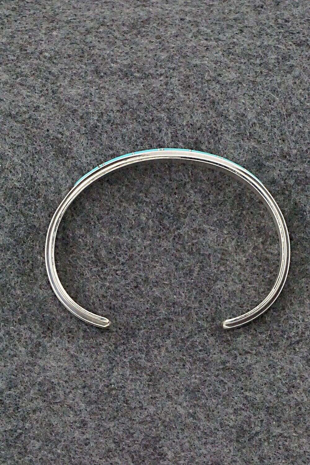 Turquoise & Sterling Silver Bracelet - Wilbert Muskett