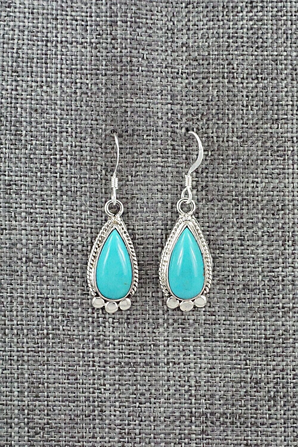 Turquoise and Sterling Silver Earrings - Sharon McCarthy