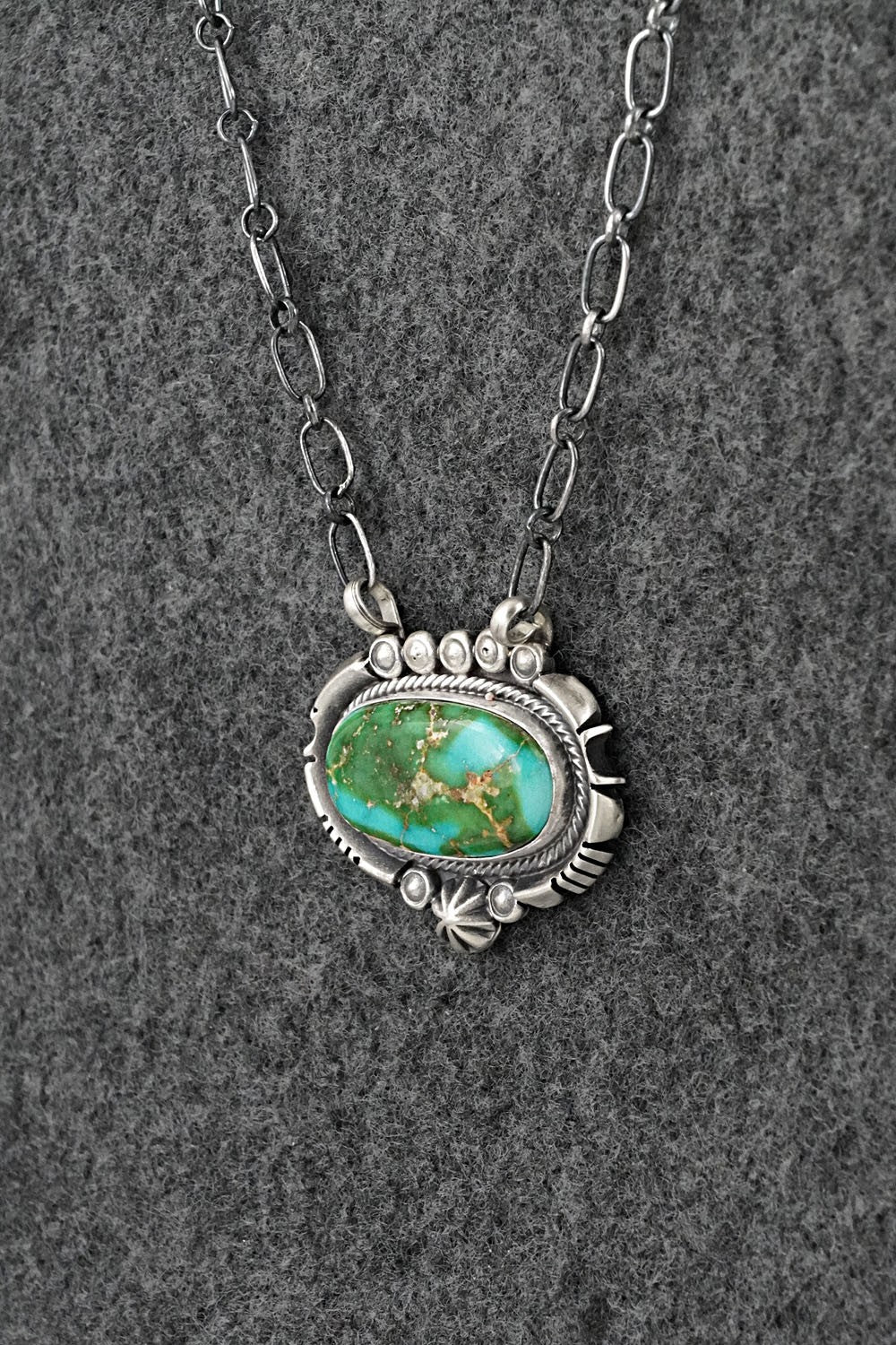 Turquoise & Sterling Silver Necklace - Daniel Benally