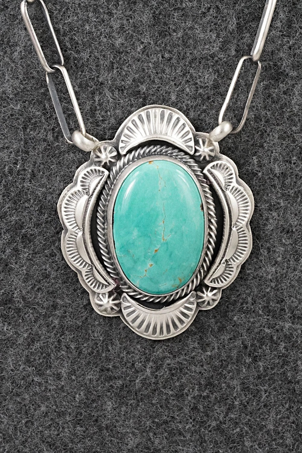Turquoise & Sterling Silver Necklace - Randy Boyd