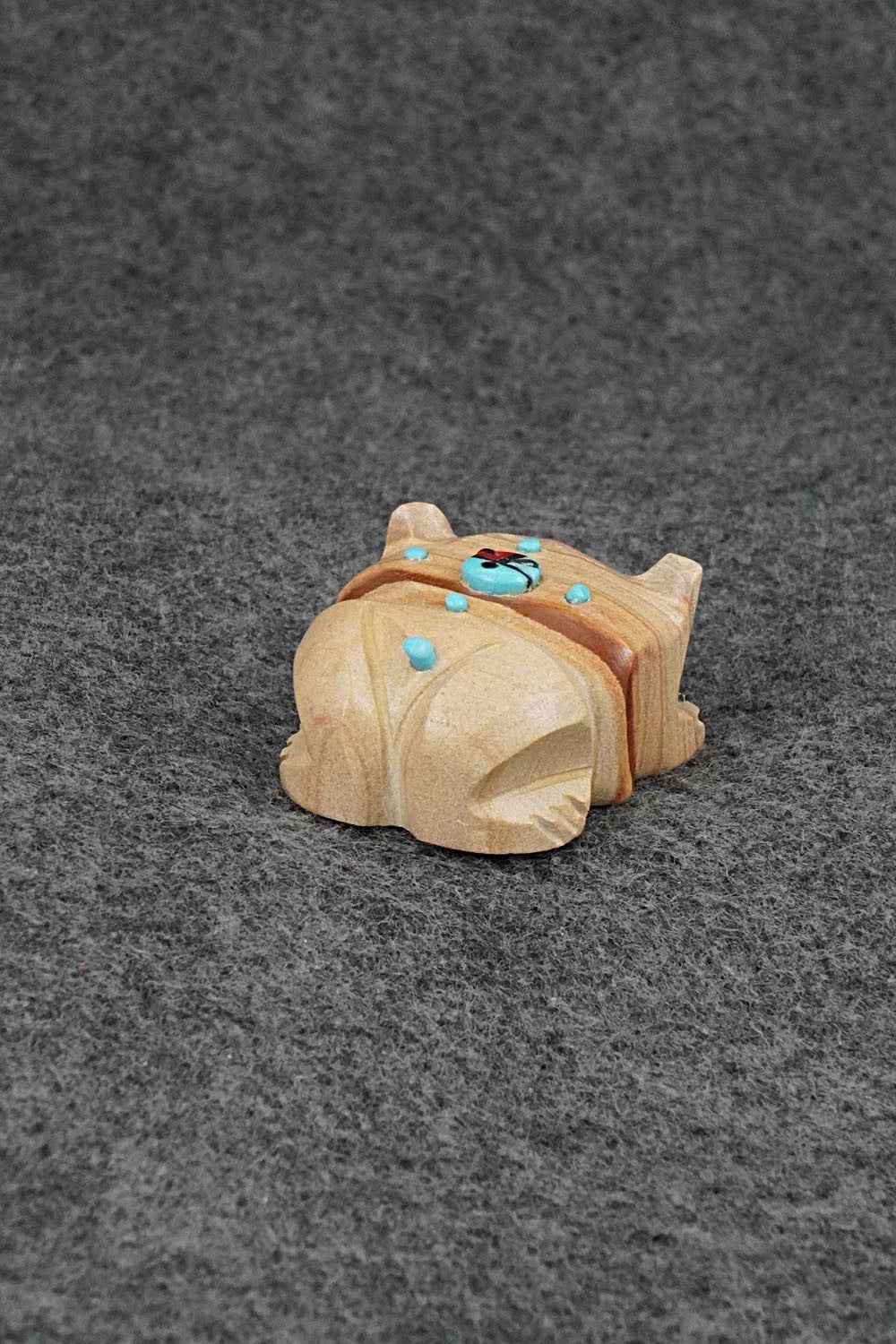 Frog Zuni Fetish Carving - Danette Laate