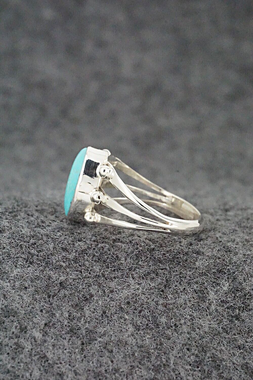Turquoise & Sterling Silver Ring - Paige Gordon - Size 6