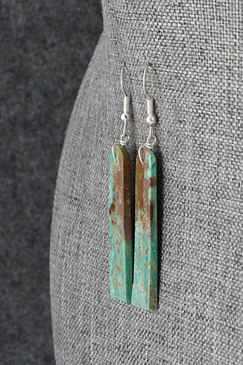 Turquoise & Sterling Silver Earrings - Tammy Nolcot