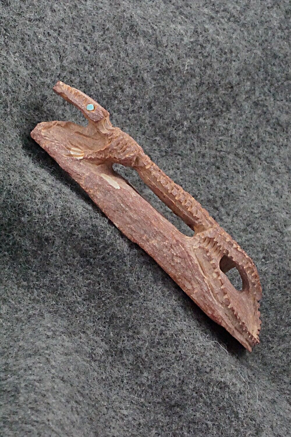 Lizard Zuni Fetish Carving - Jensen Charlie