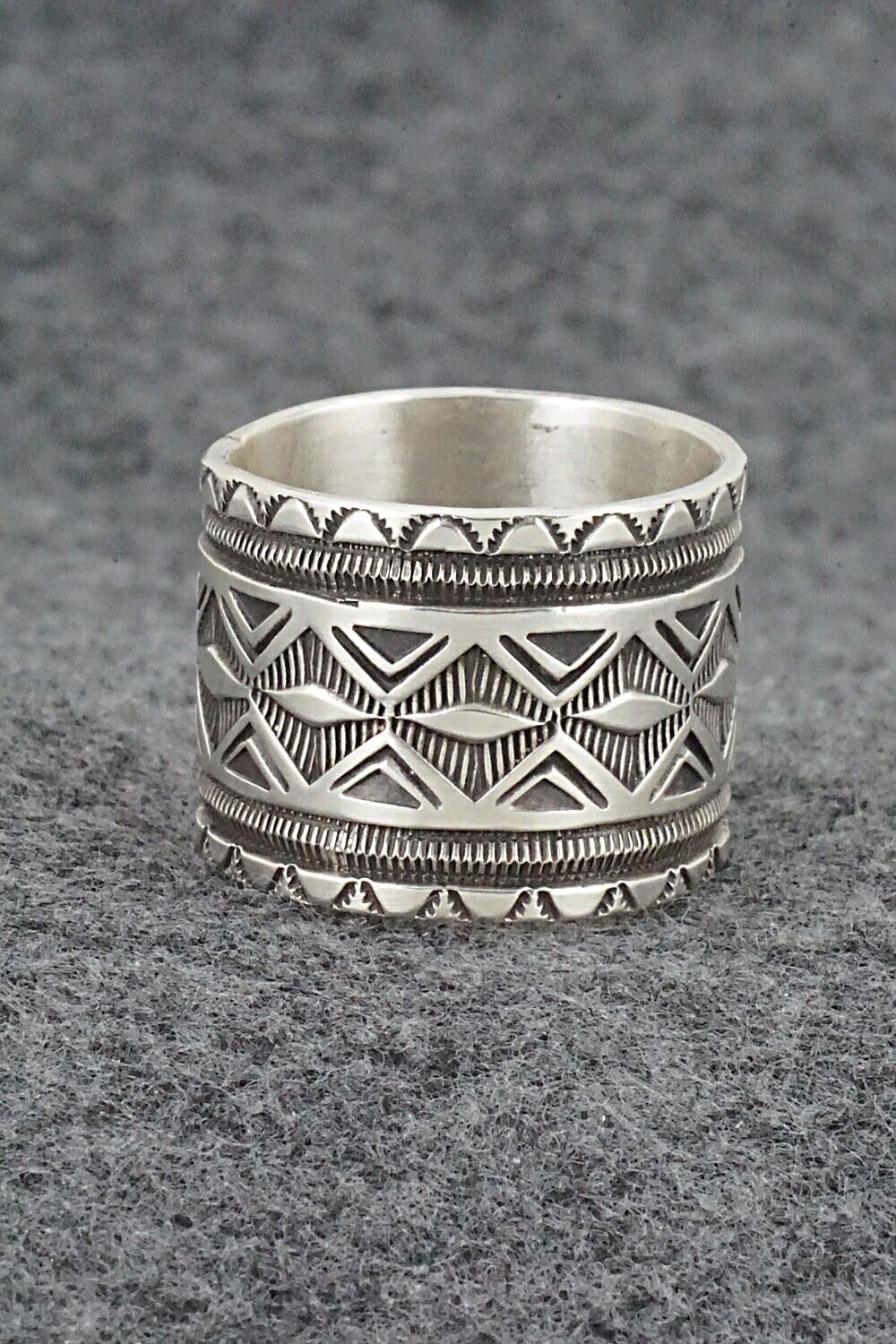 Sterling Silver Ring - Calvin Martinez - Size 12.5