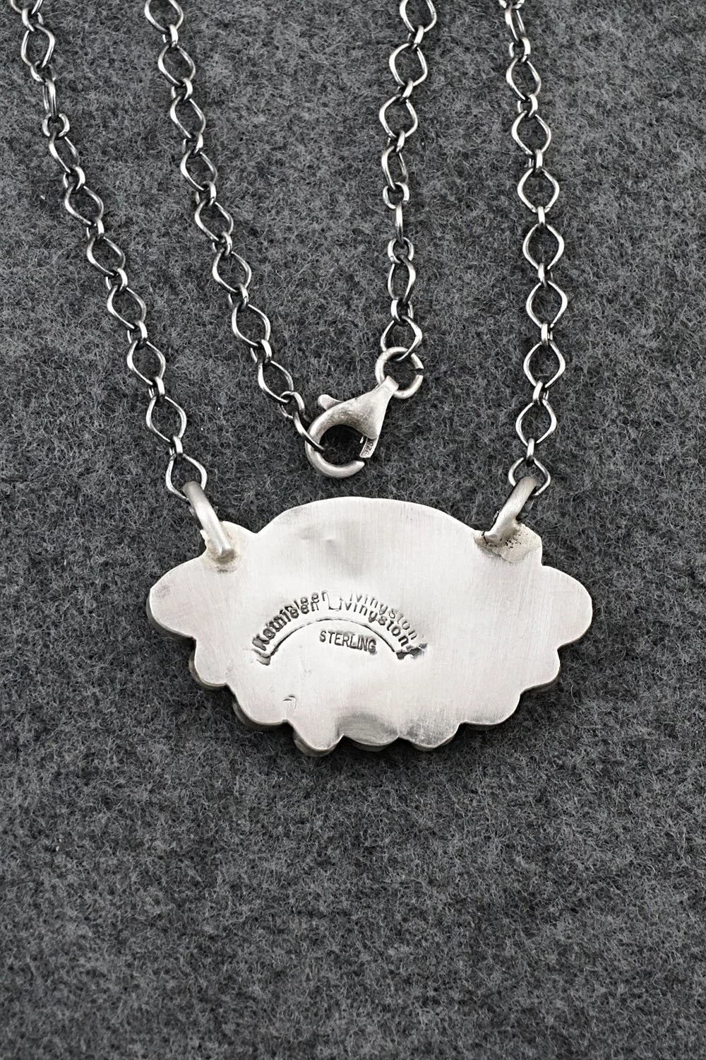 Turquoise & Sterling Silver Necklace - Kathleen Livingston