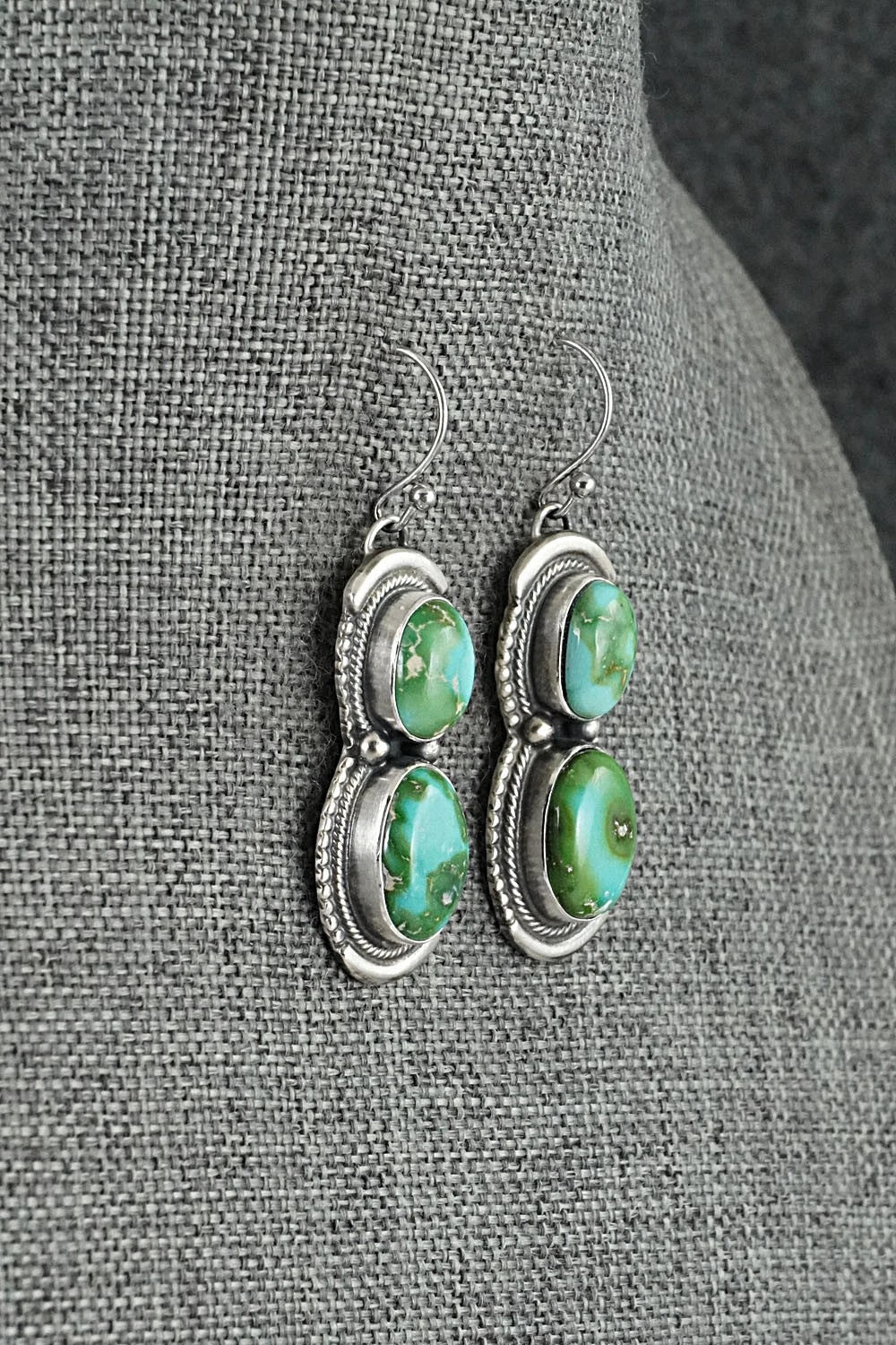 Turquoise & Sterling Silver Squash Blossom Set - Kathleen Livingston