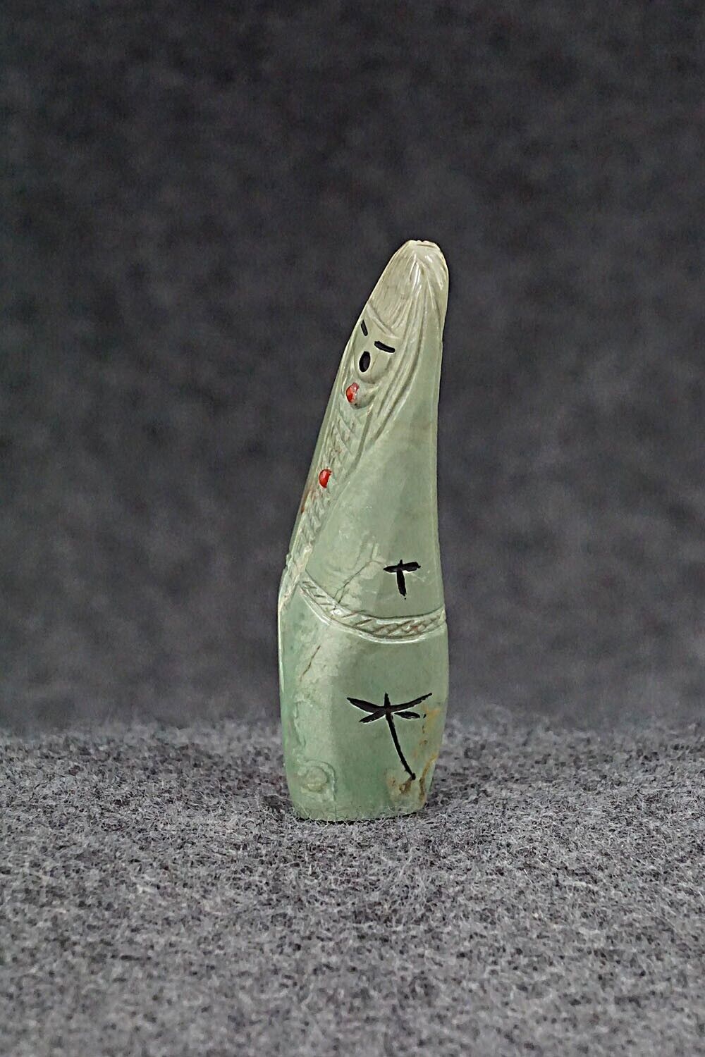 Corn Maiden Zuni Fetish Carving - Sandra Quandelacy