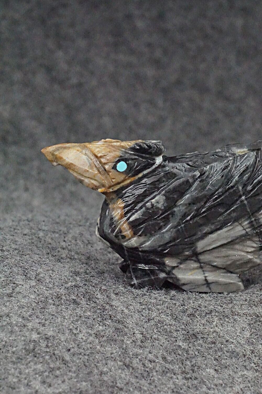 Roadrunner Zuni Fetish Carving - Tony Mackel