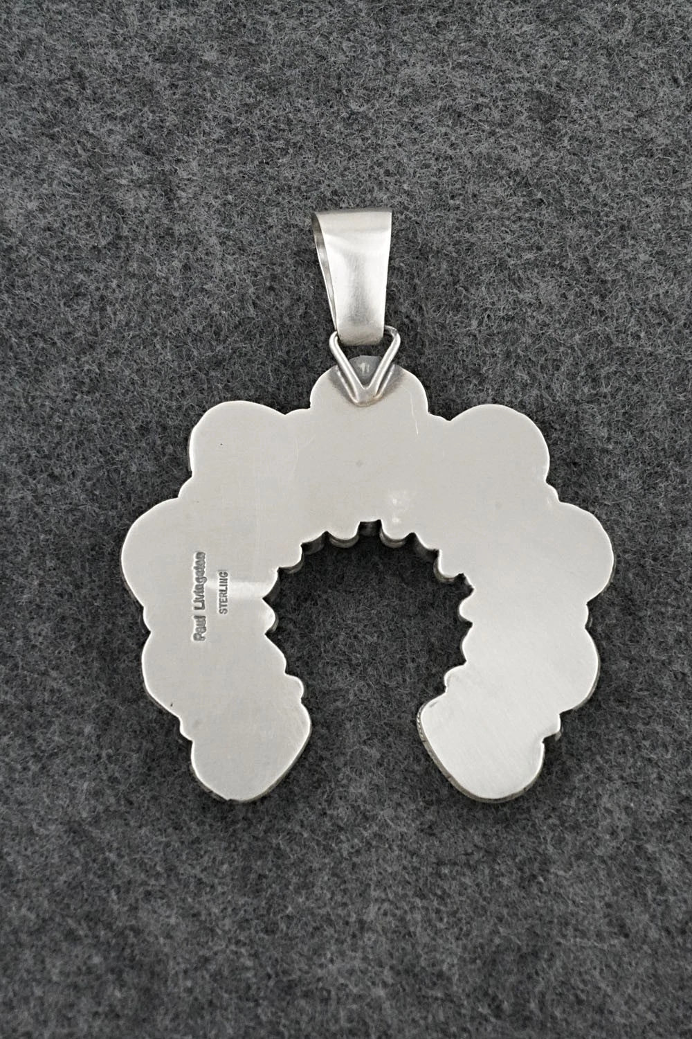 Turquoise & Sterling Silver Pendant - Paul Livingston