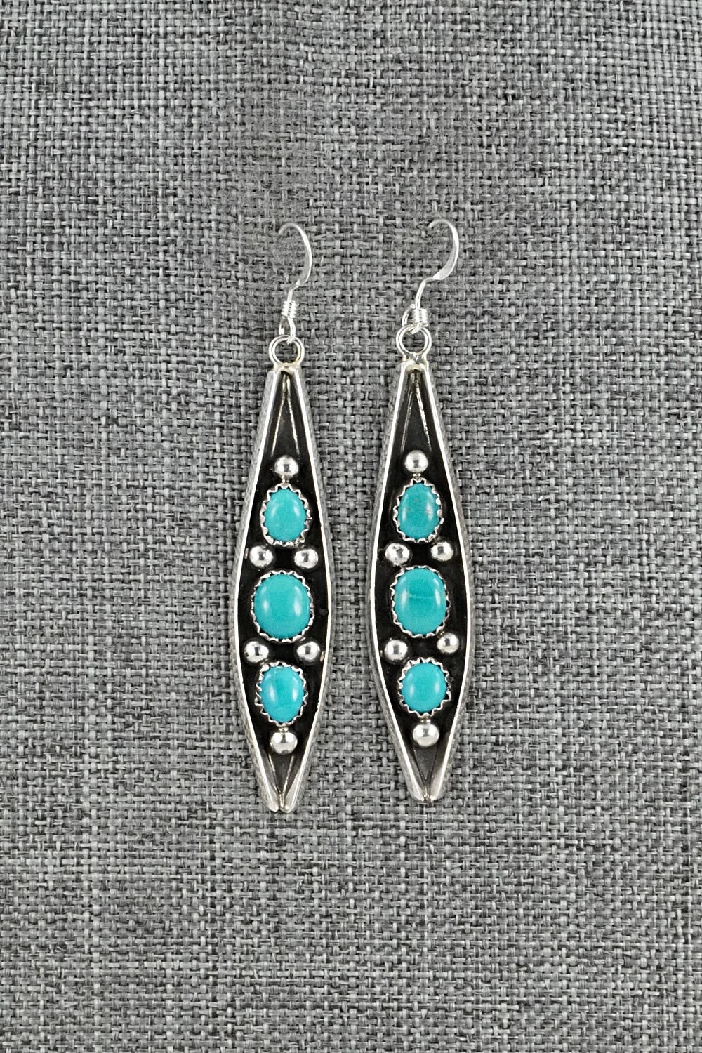 Turquoise & Sterling Silver Earrings - Paul Largo
