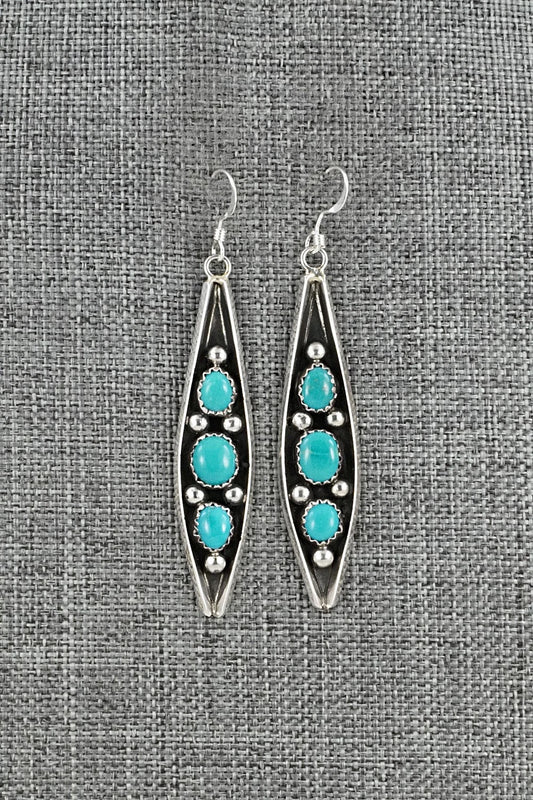 Turquoise & Sterling Silver Earrings - Paul Largo