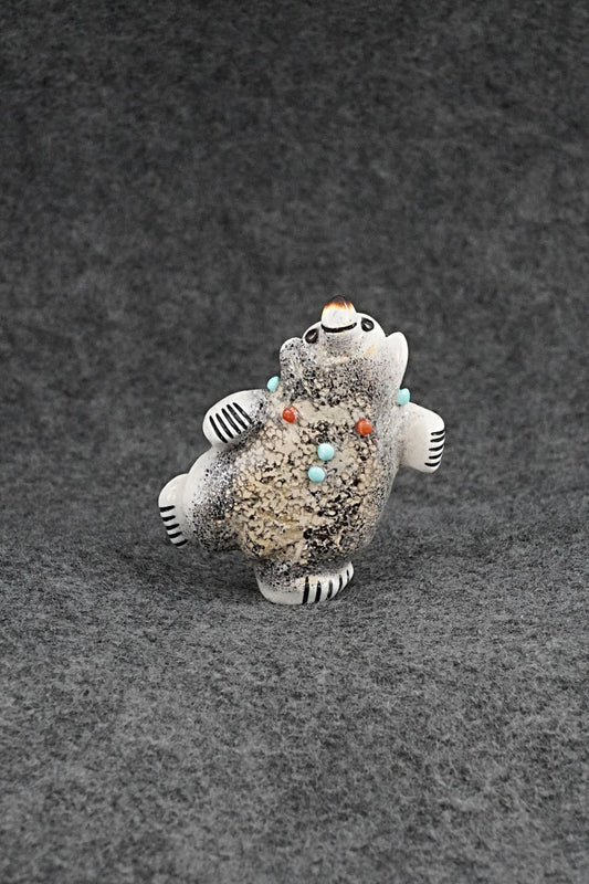 Dancing Bear Zuni Fetish Carving - Claudia Peina