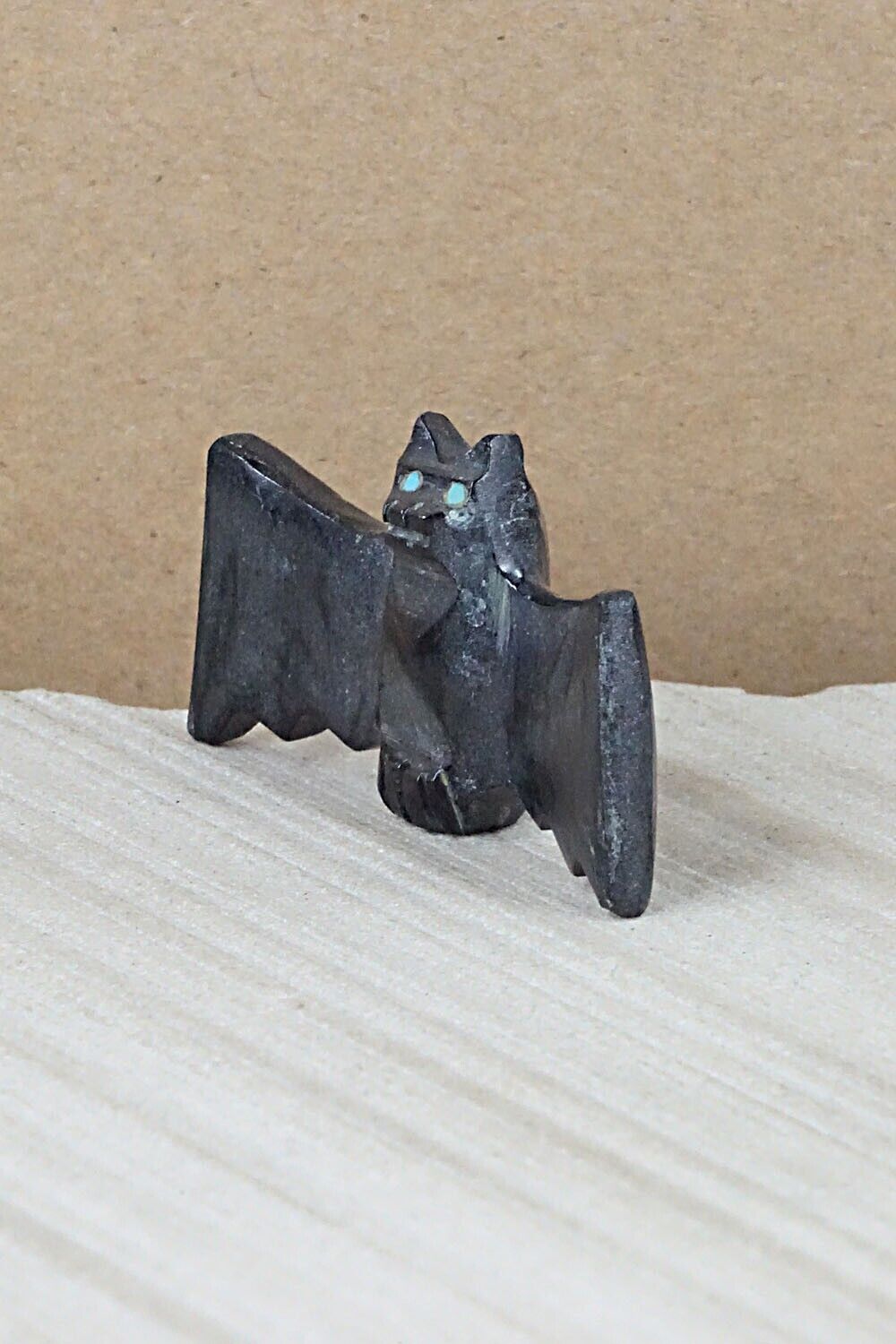 Bat Zuni Fetish Carving - Tim Lementino