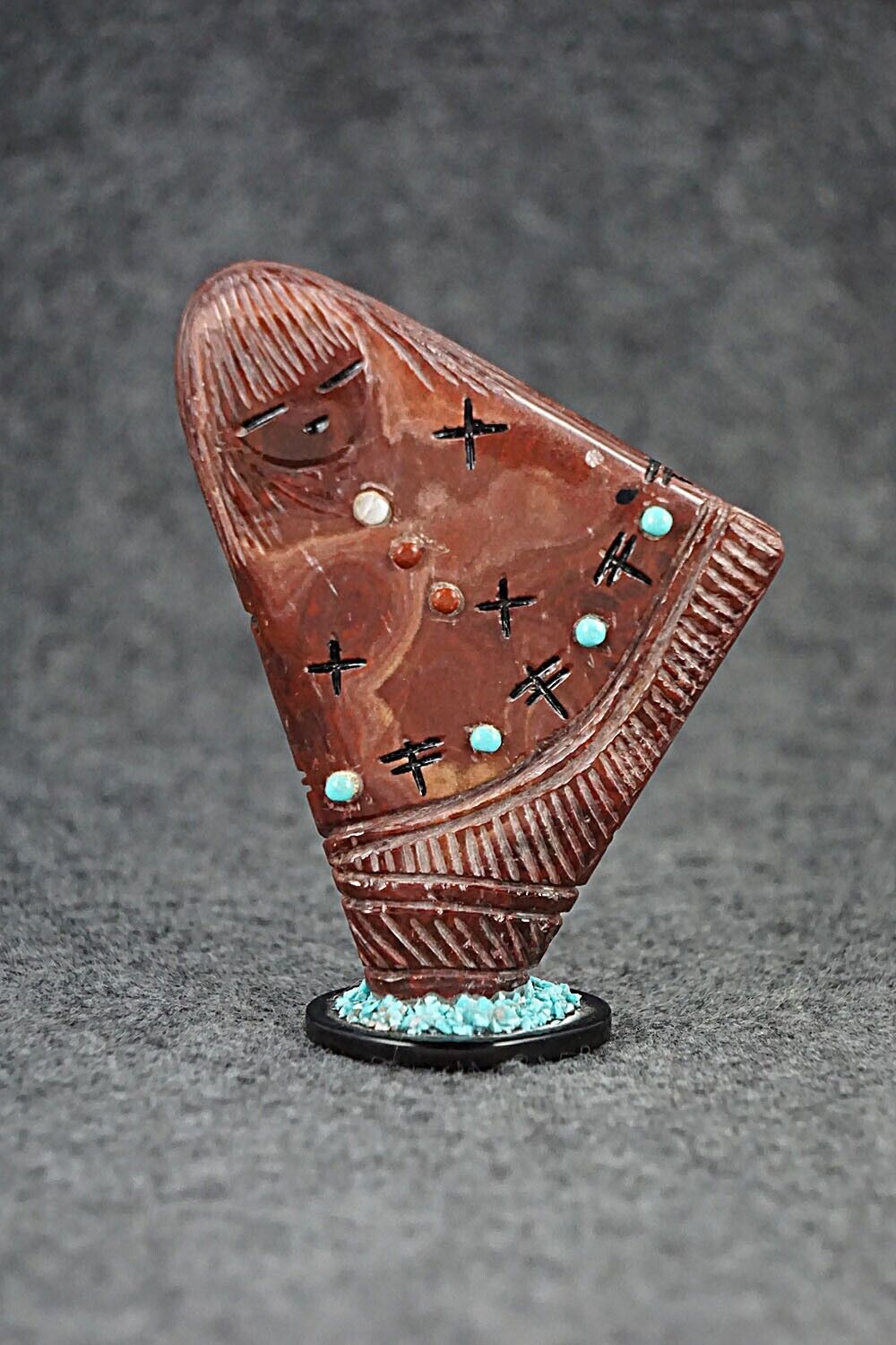 Corn Maiden Zuni Fetish Carving - Stuart Quandelacy