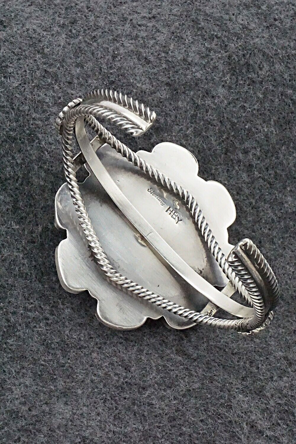 Turquoise & Sterling Silver Bracelet - Harry B. Yazzie