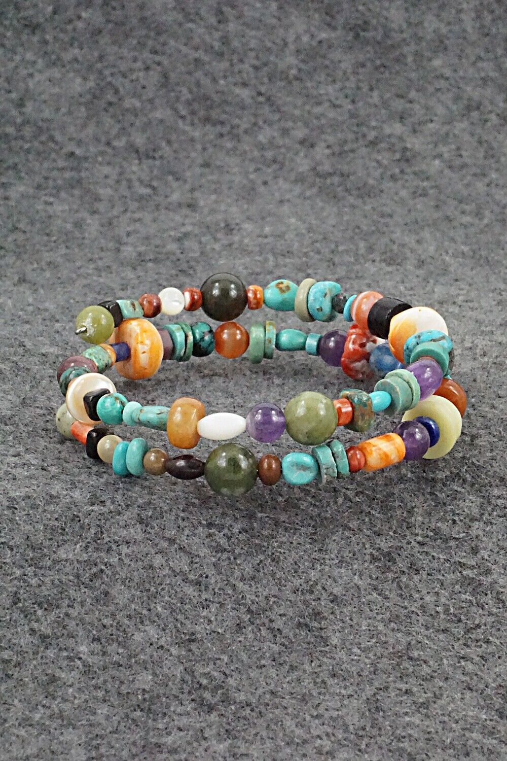 Multi-Stone Beaded Bracelet - Helen Tsosie