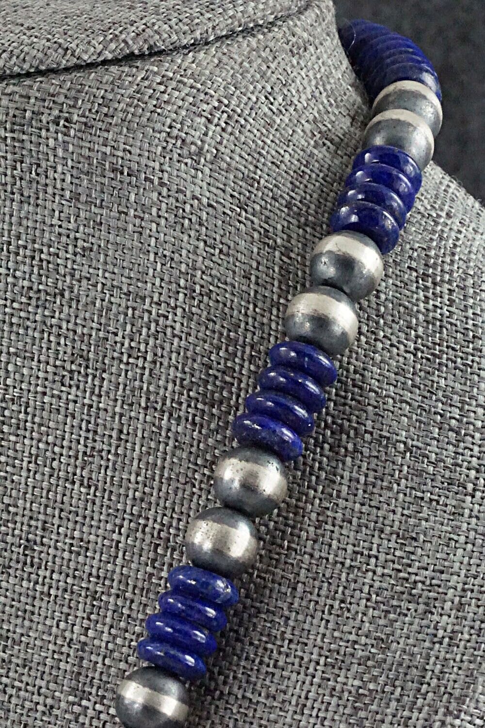 Lapis & Sterling Silver Necklace - Doreen Jake