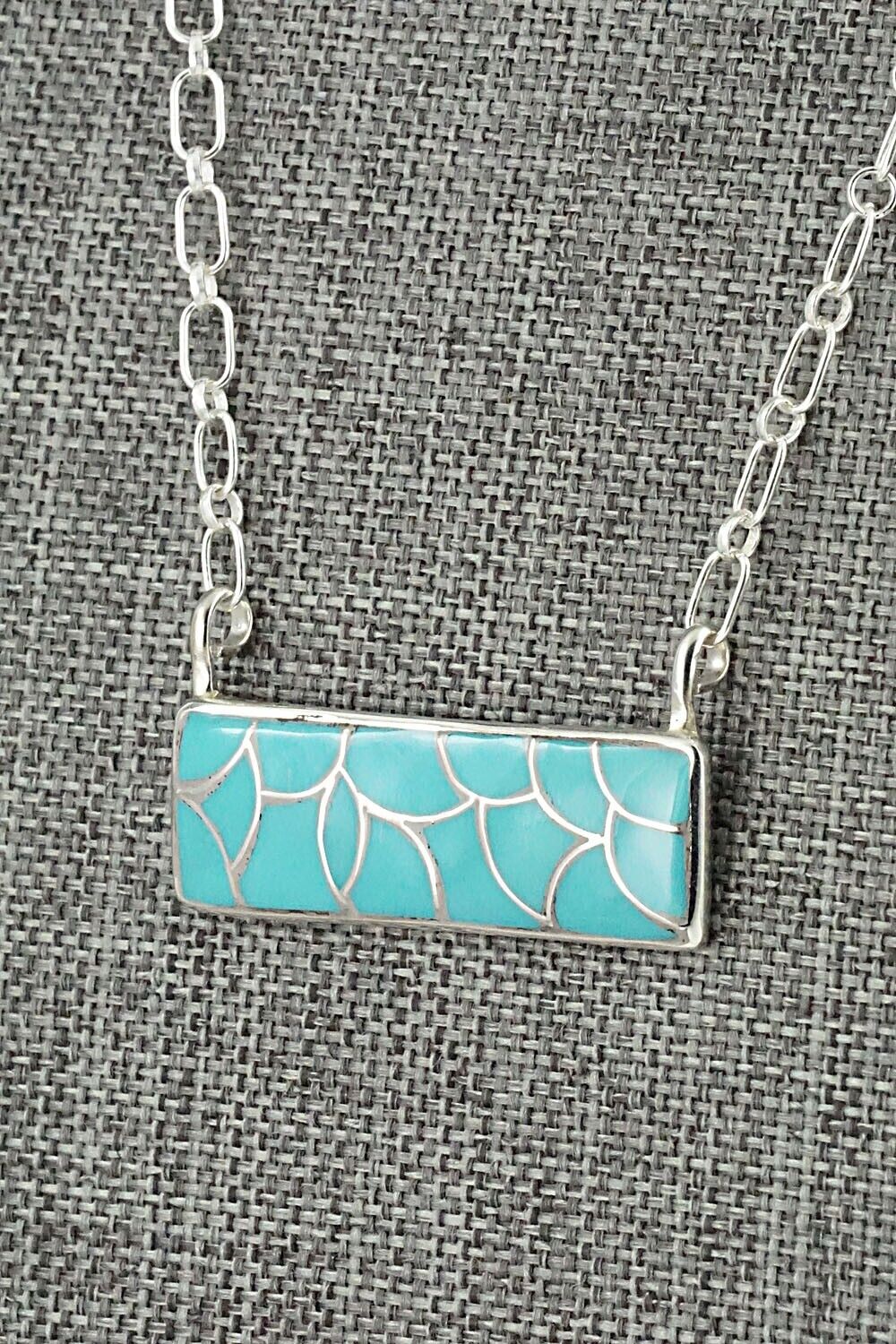 Turquoise & Sterling Silver Necklace - Orena Leekya