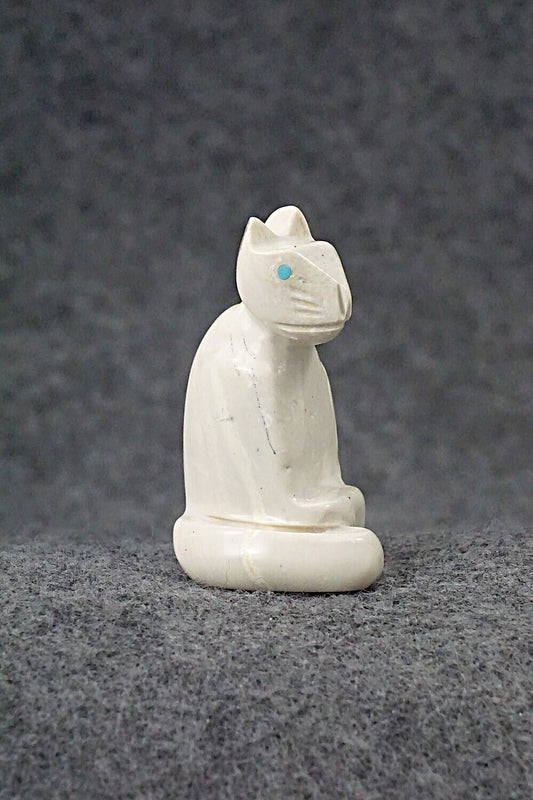 Mountain Lion Zuni Fetish Carving - Gilbert Lonjose