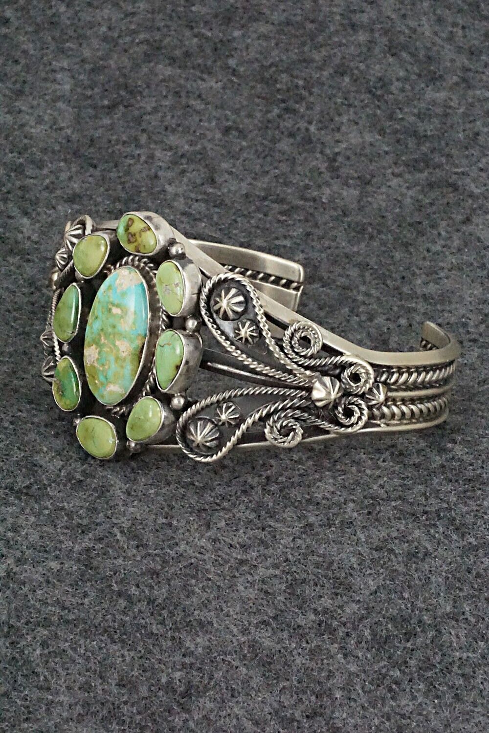 Turquoise & Sterling Silver Bracelet - Derrick Gordon
