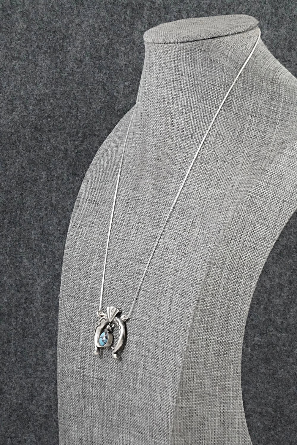 Turquoise & Sterling Silver Necklace - Gary Shorty