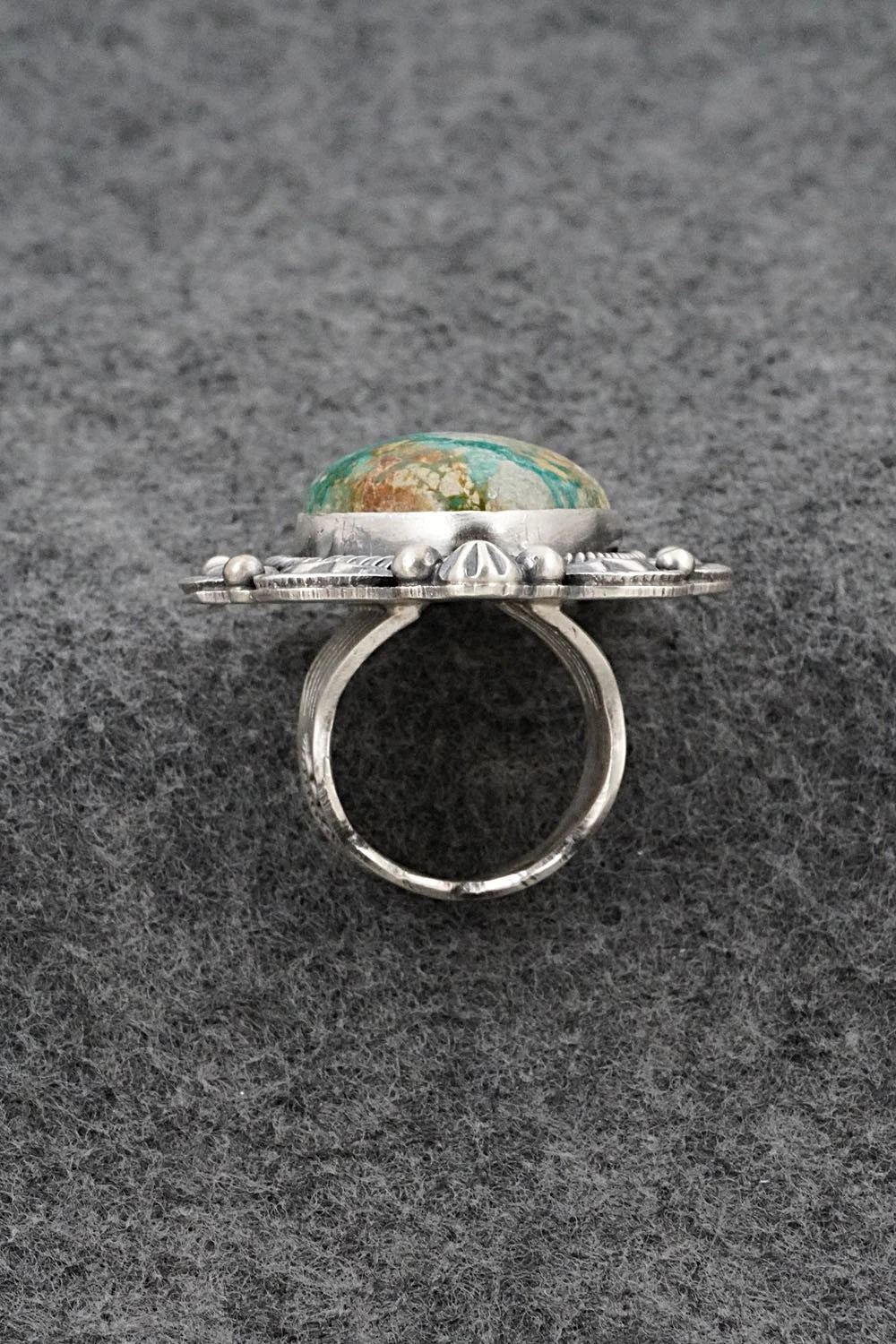 Turquoise & Sterling Silver Ring - Randy Boyd - Size 6.5