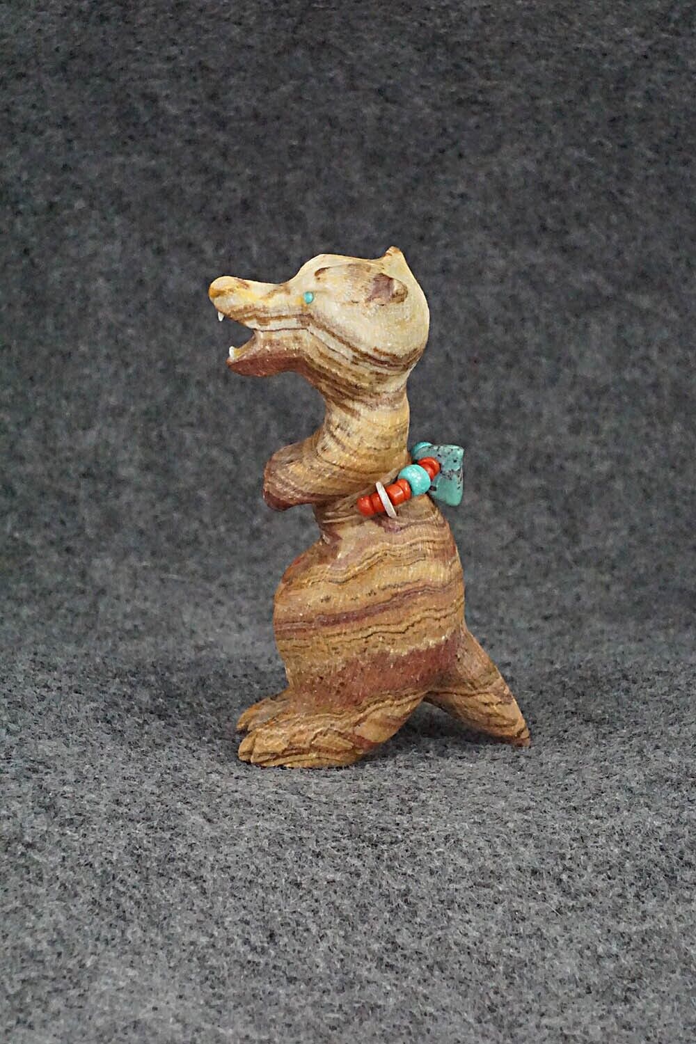 Wolf Zuni Fetish Carving - Douglas Martza