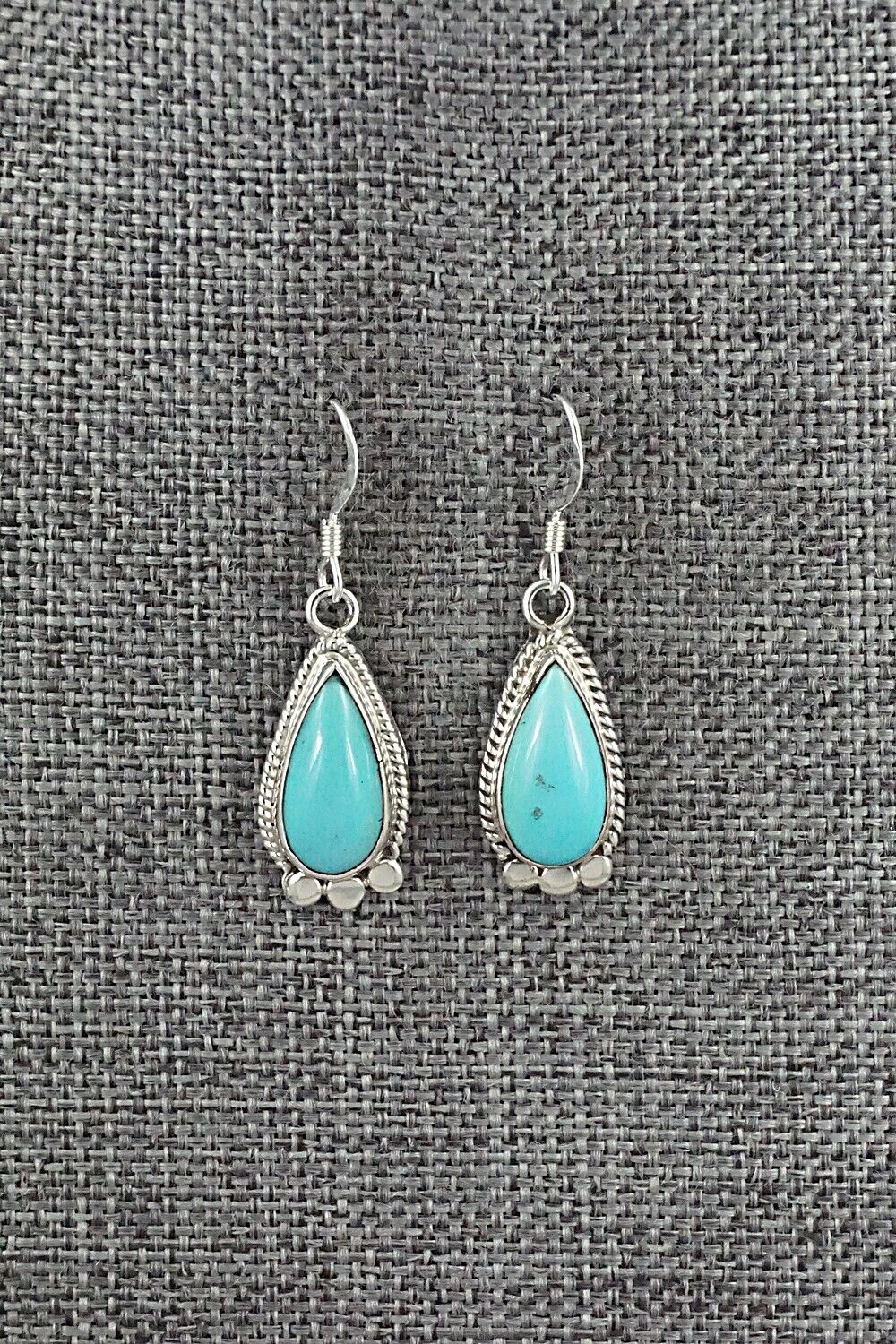 Turquoise and Sterling Silver Earrings - Sharon McCarthy