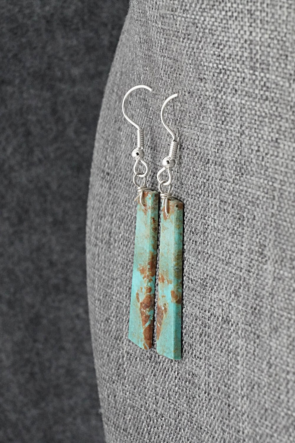 Turquoise & Sterling Silver Earrings - Tammy Nolcot