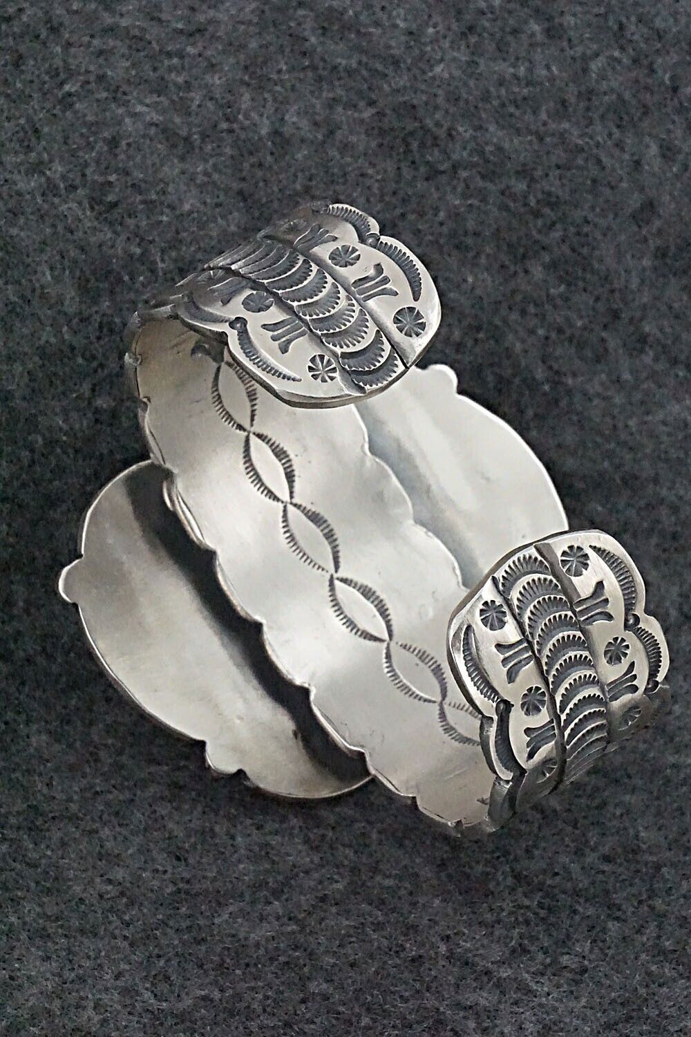 Turquoise & Sterling Silver Bracelet - Hank Vandever