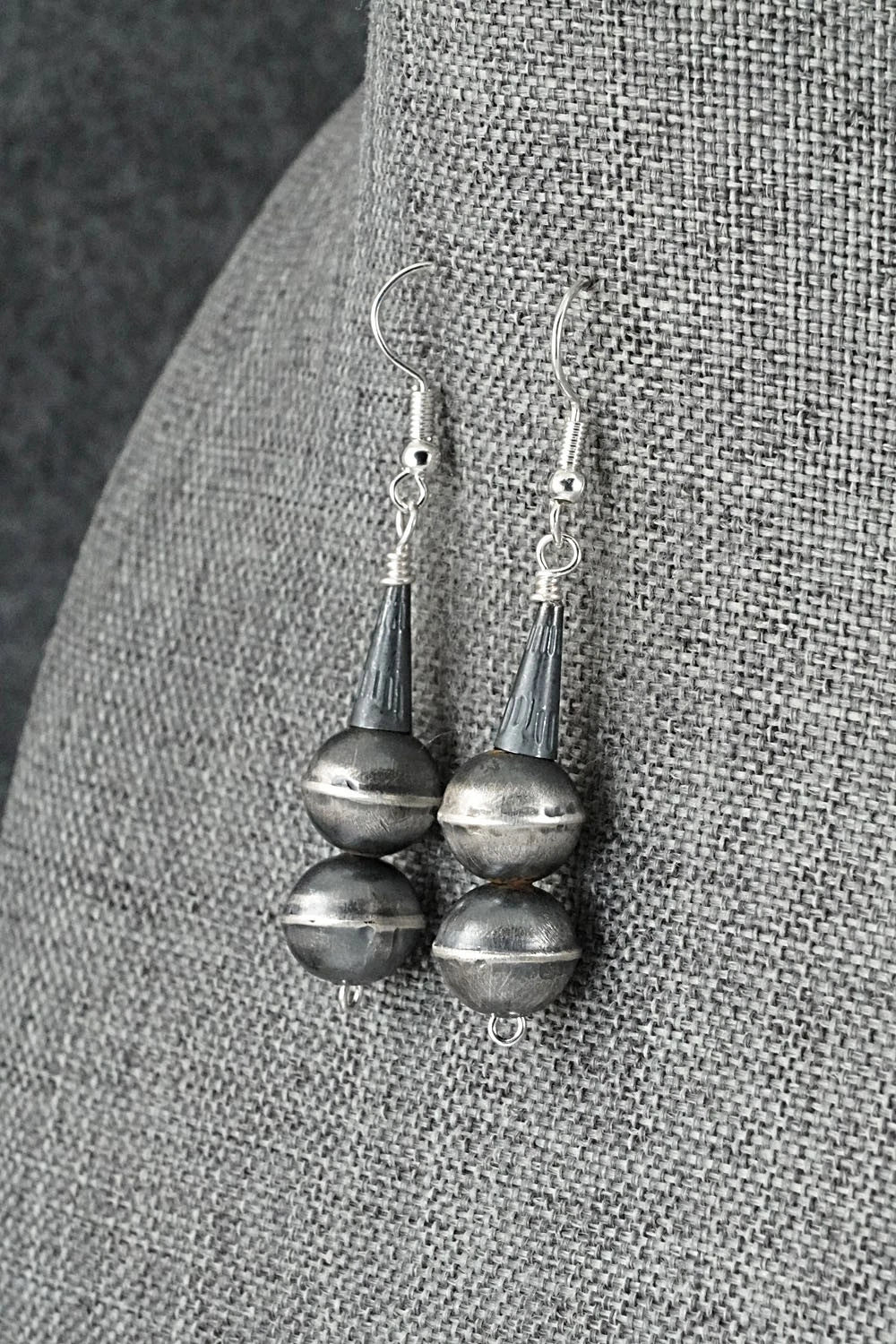Turquoise & Sterling Silver Squash Blossom Set - Gilbert Martin