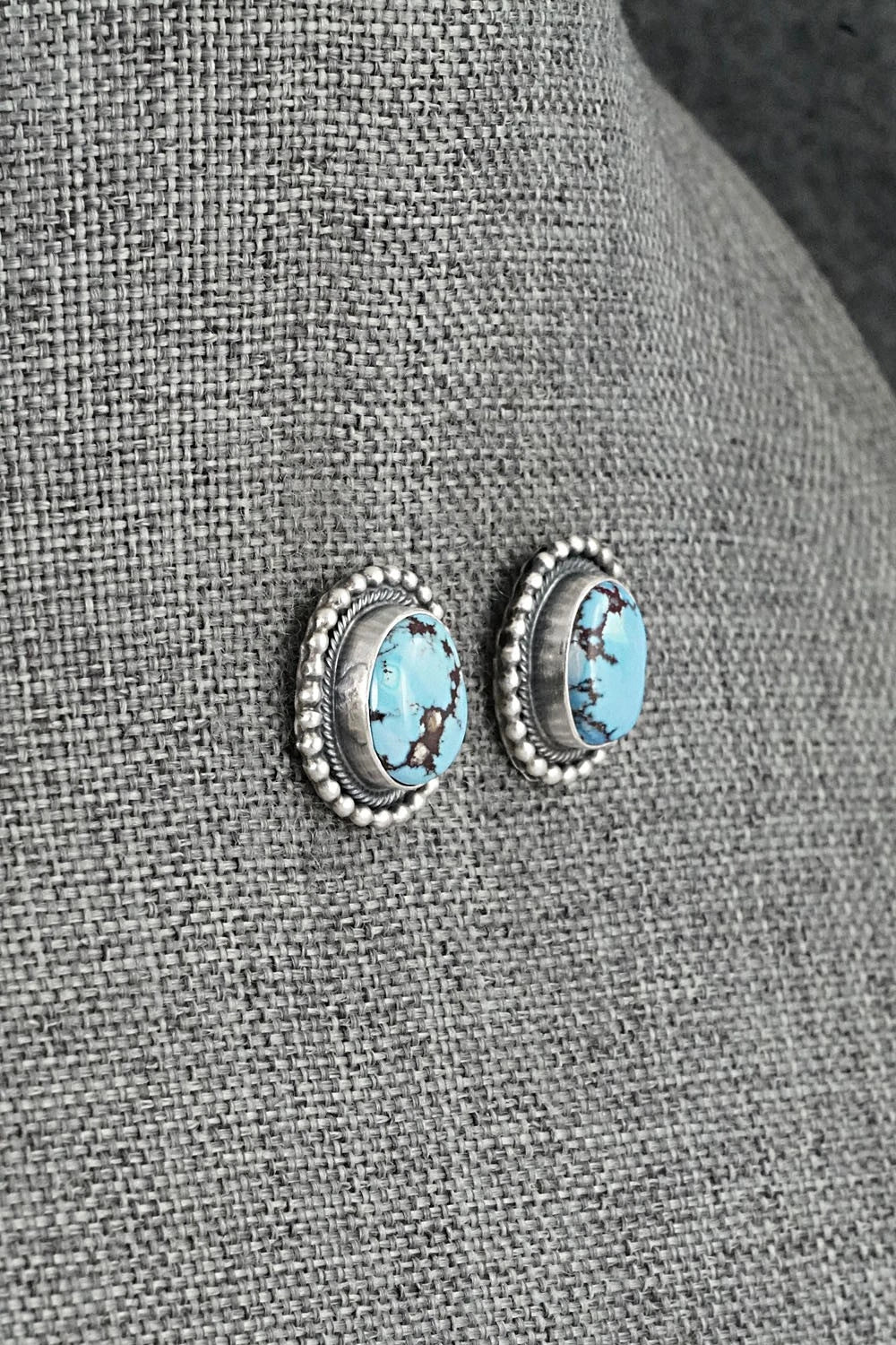 Turquoise & Sterling Silver Squash Blossom Set - Darrin Livingston