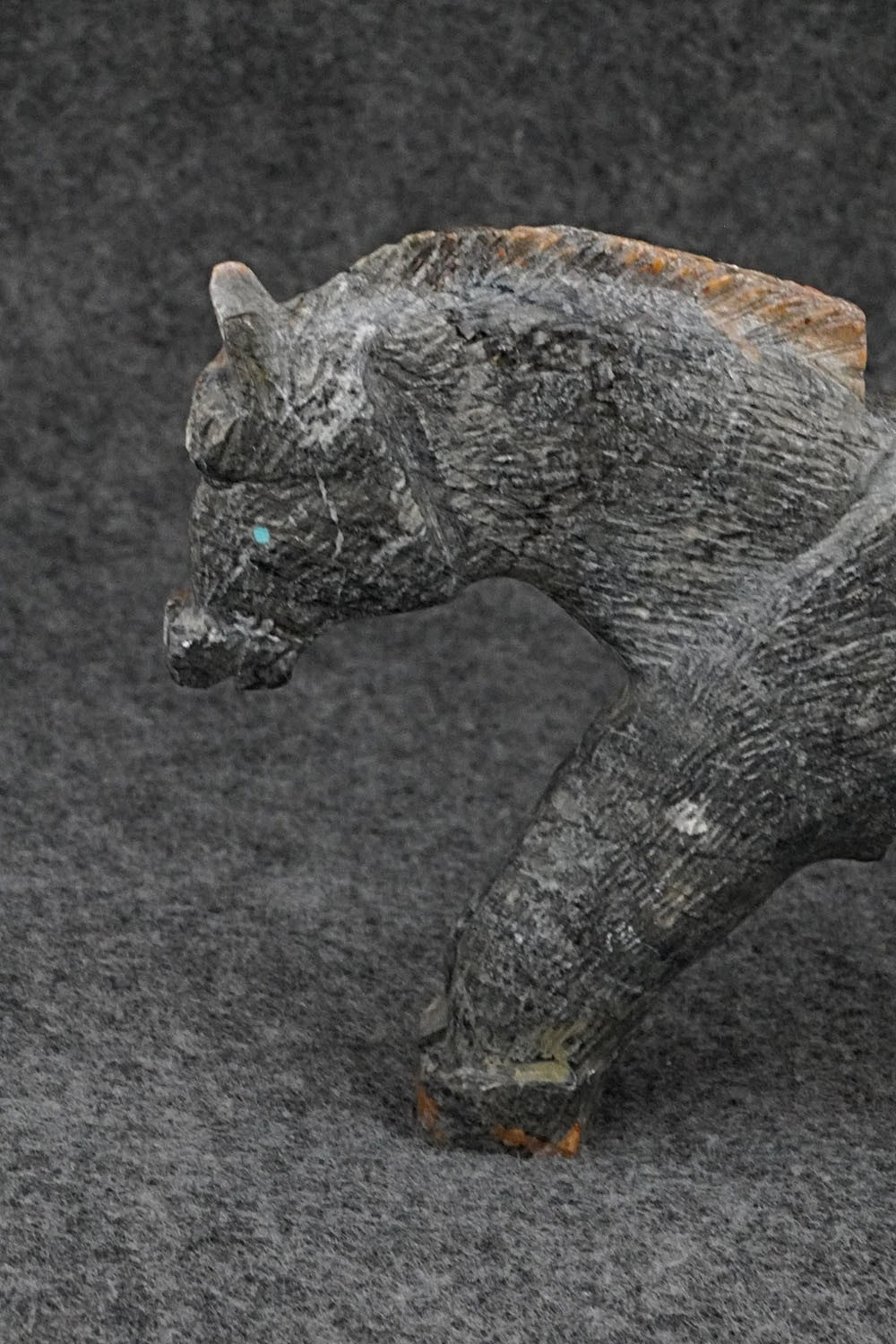 Horse Zuni Fetish Carving - Tony Mackel