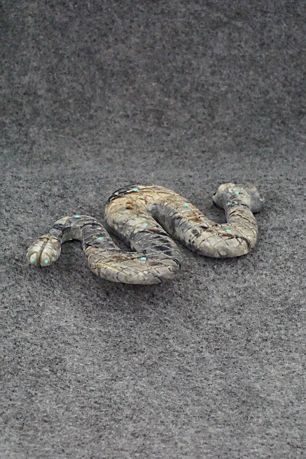 Rattlesnake Zuni Fetish Carving - Douglas Martza